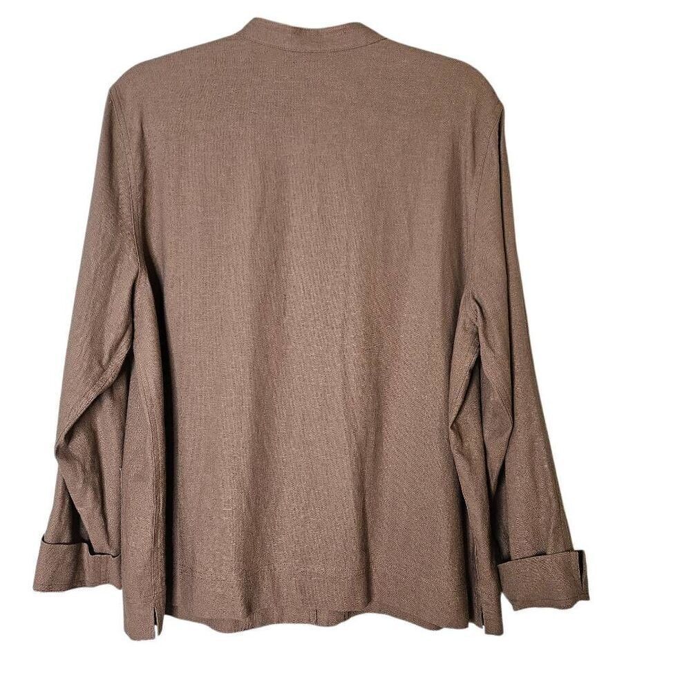 Appleseed's linen blend jacket, tan. 18P